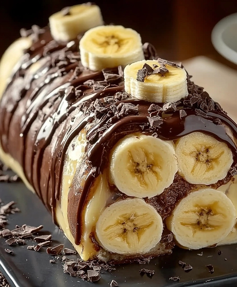 Banana Chocolate Roll