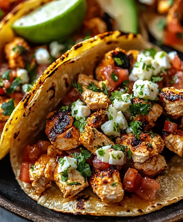 Easy Chicken Street Tacos
