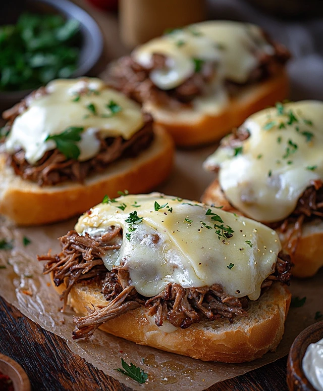 Pulled Beef Sandwiches