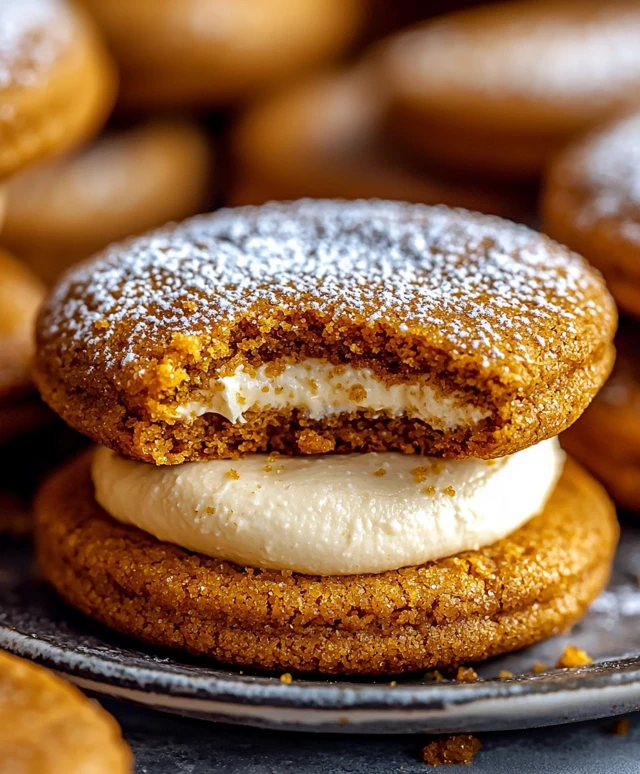 Pumpkin Cheesecake Cookies