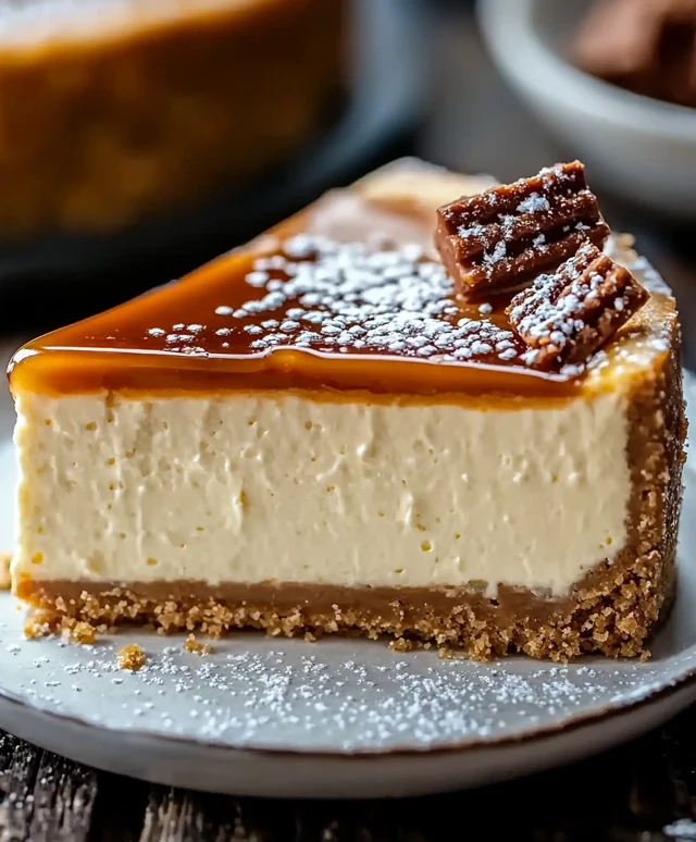 Biscoff Salted Caramel Cheesecake
