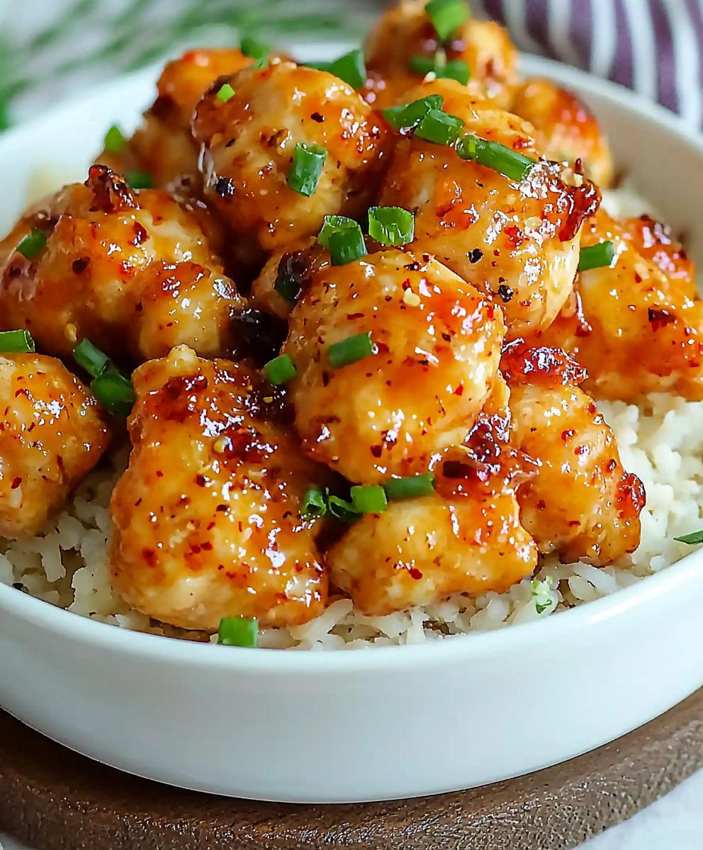 Bang Bang Glazed Chicken