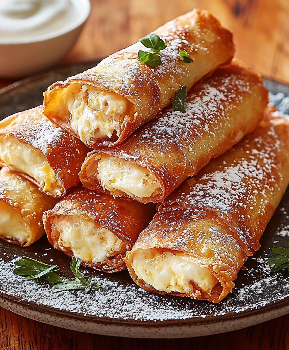 Cheesecake Egg Rolls