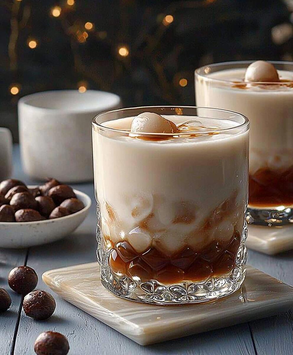 White Russian cocktail