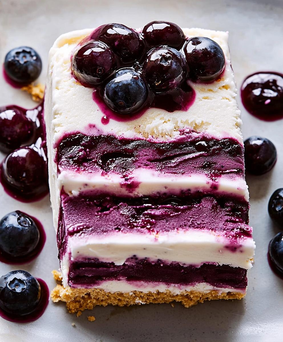 Blueberry Cheesecake Ice Cream