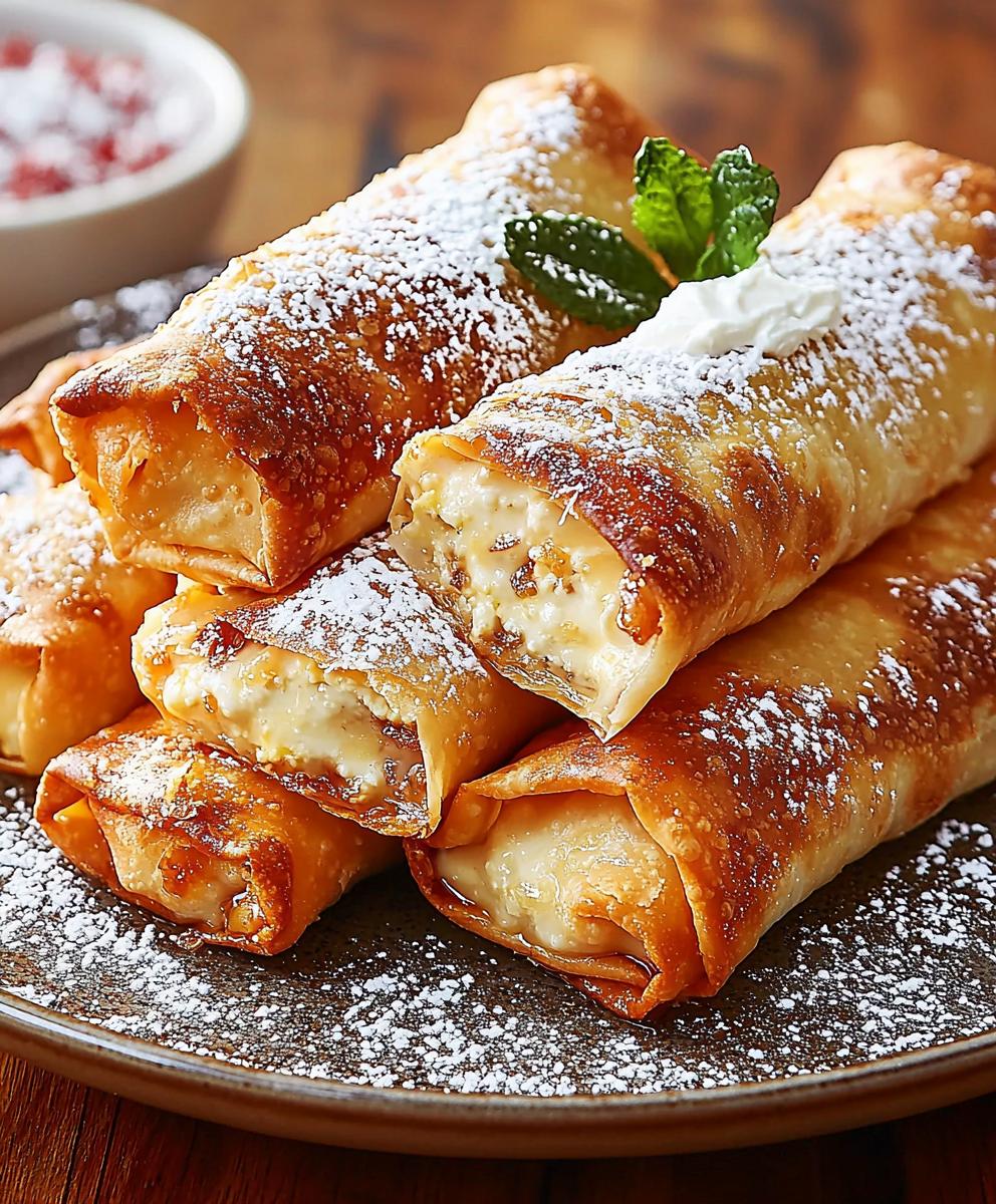 Cheesecake Egg Rolls