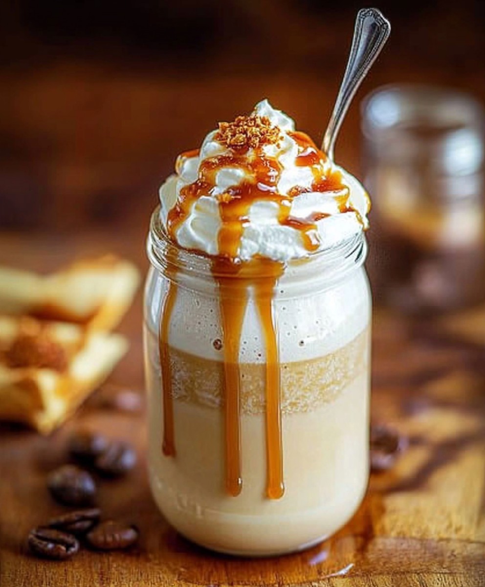 Caramel Frappuccino at Home