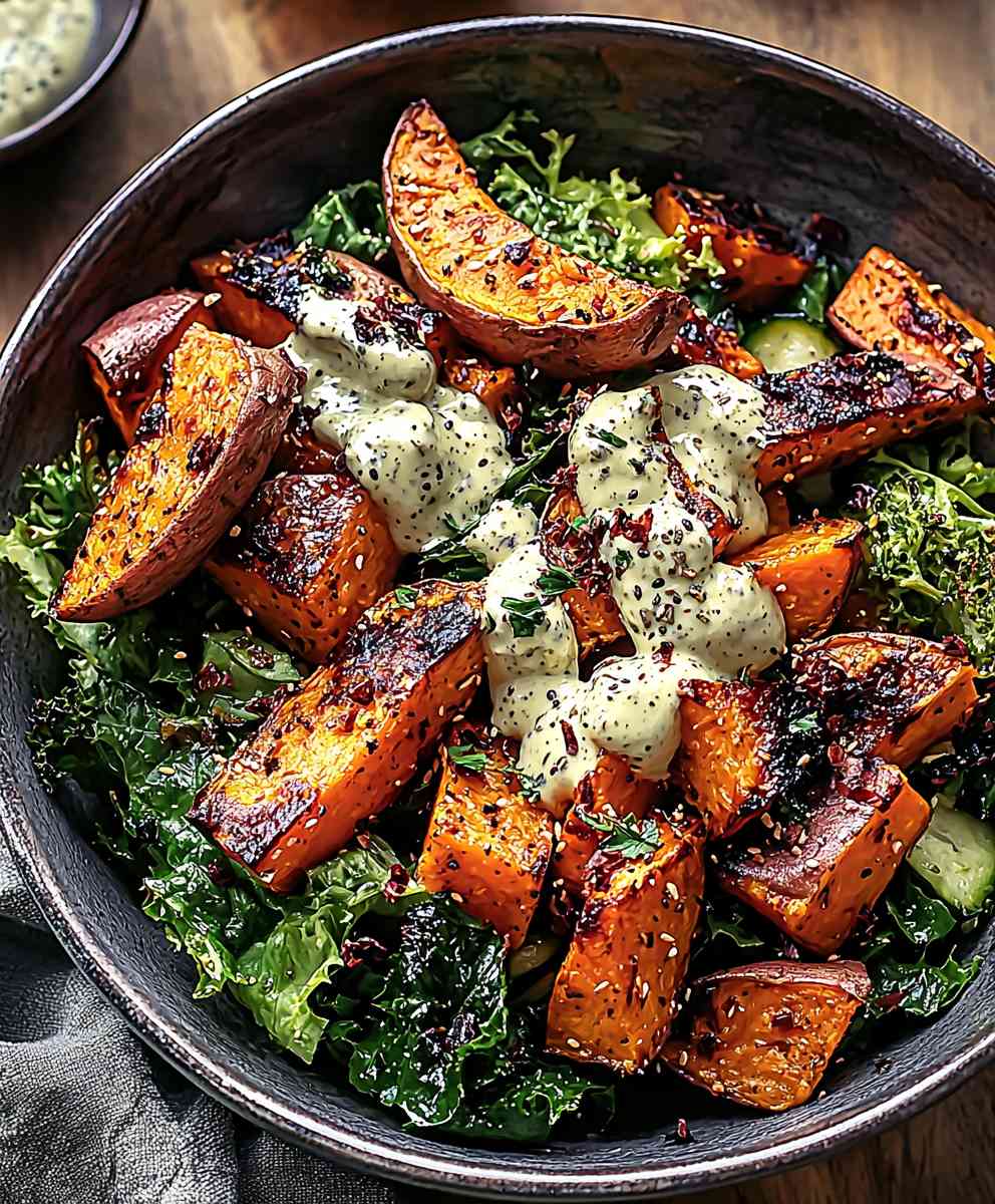 Sweet Potato Salad Tahini