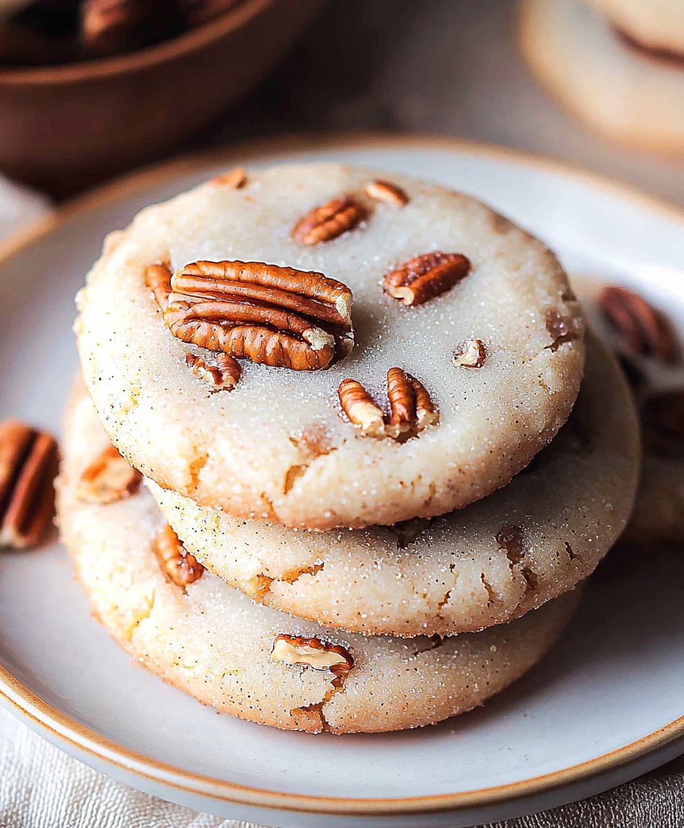 Pecan Sugar Cookies