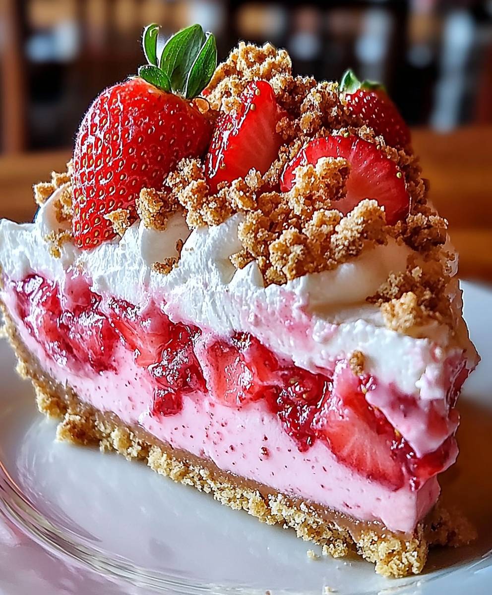 Strawberry Crunch Cheesecake