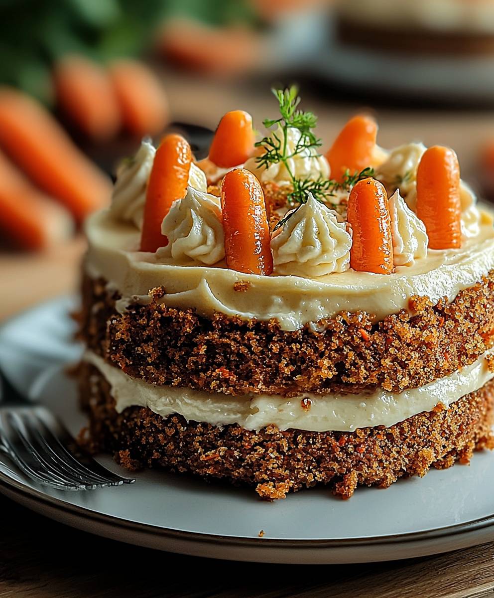 Quick carrot cake