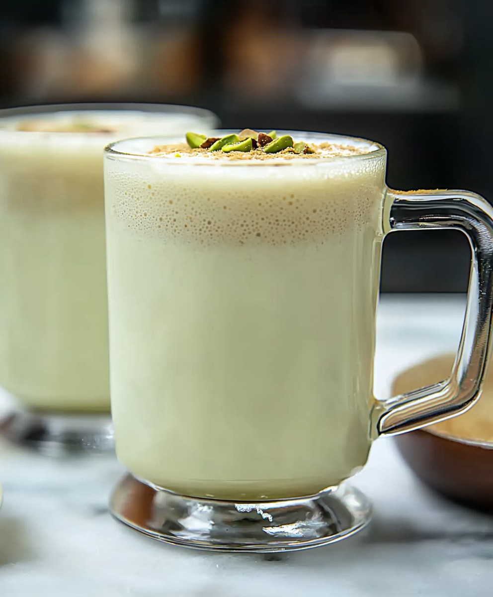 Pistachio White Hot Chocolate