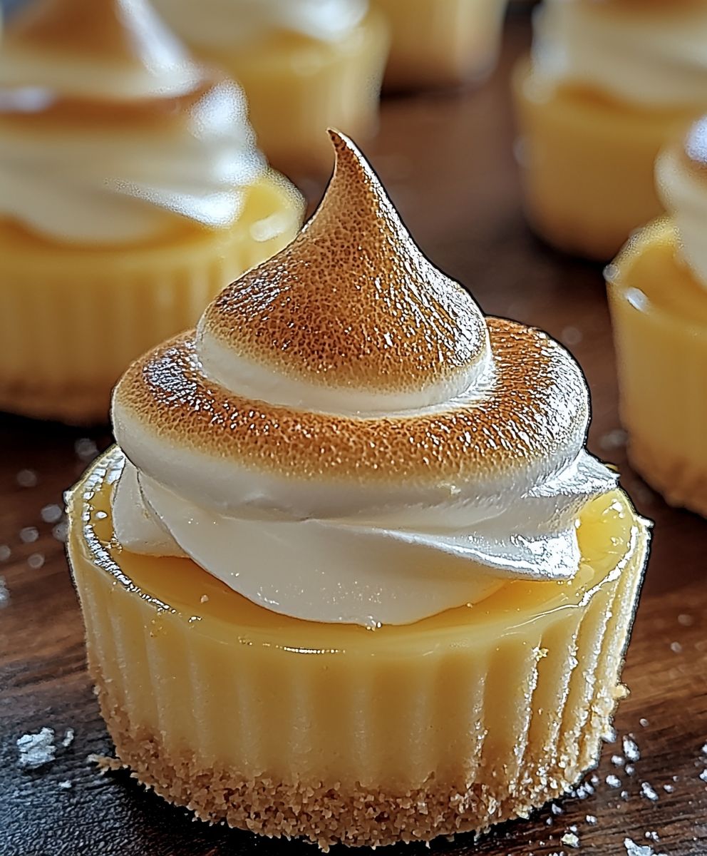 Lemon Meringue Cheesecakes