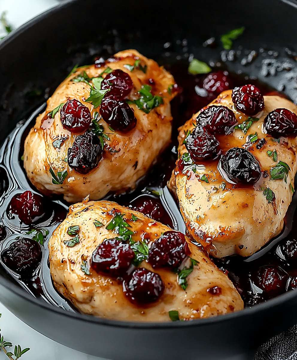 Cranberry Stuffed Chicken Breast