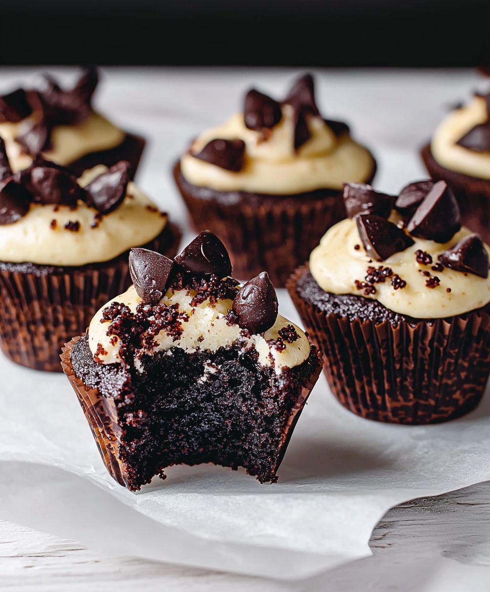 Black Bottom Cupcakes