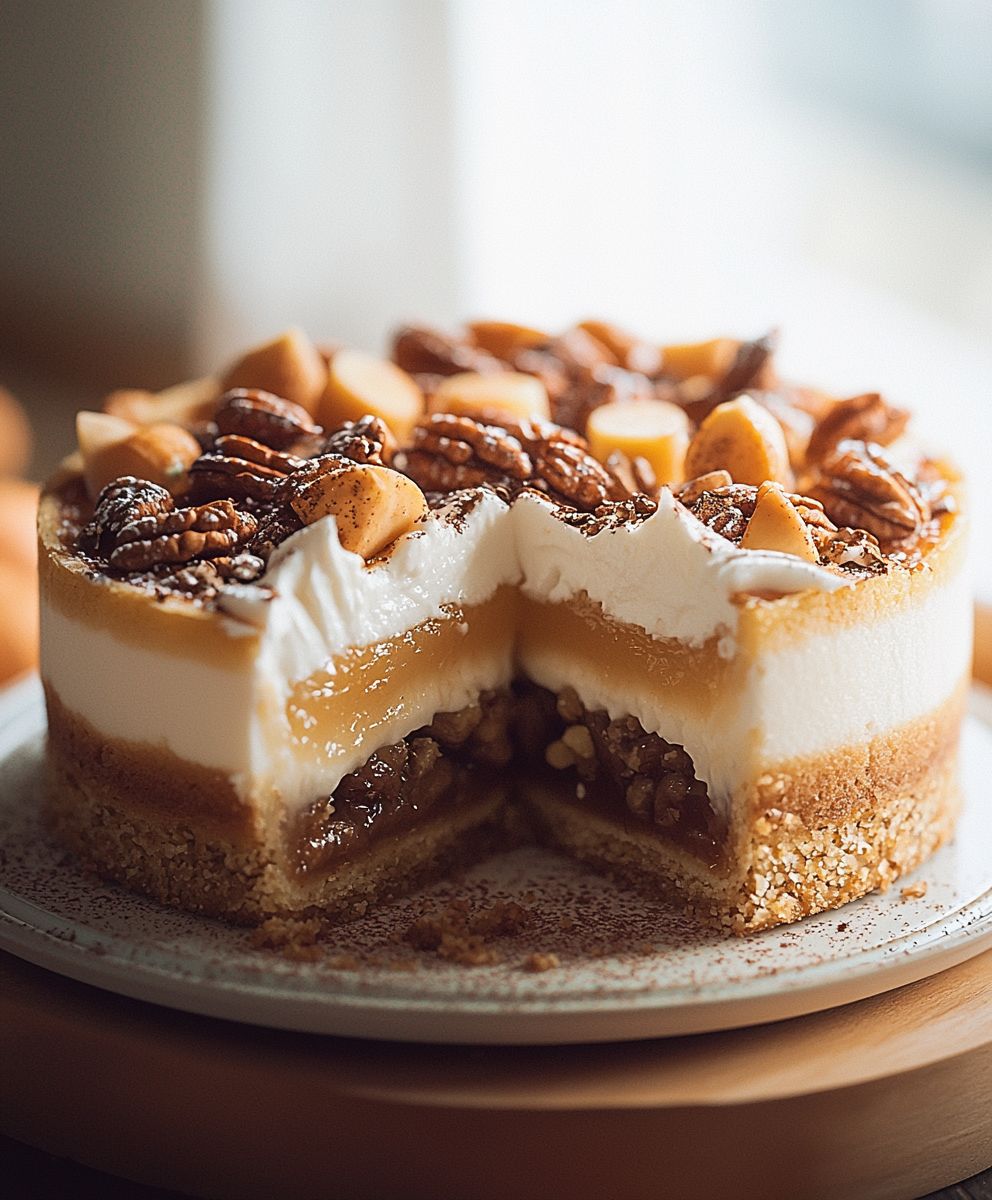 Thanksgiving pie cake