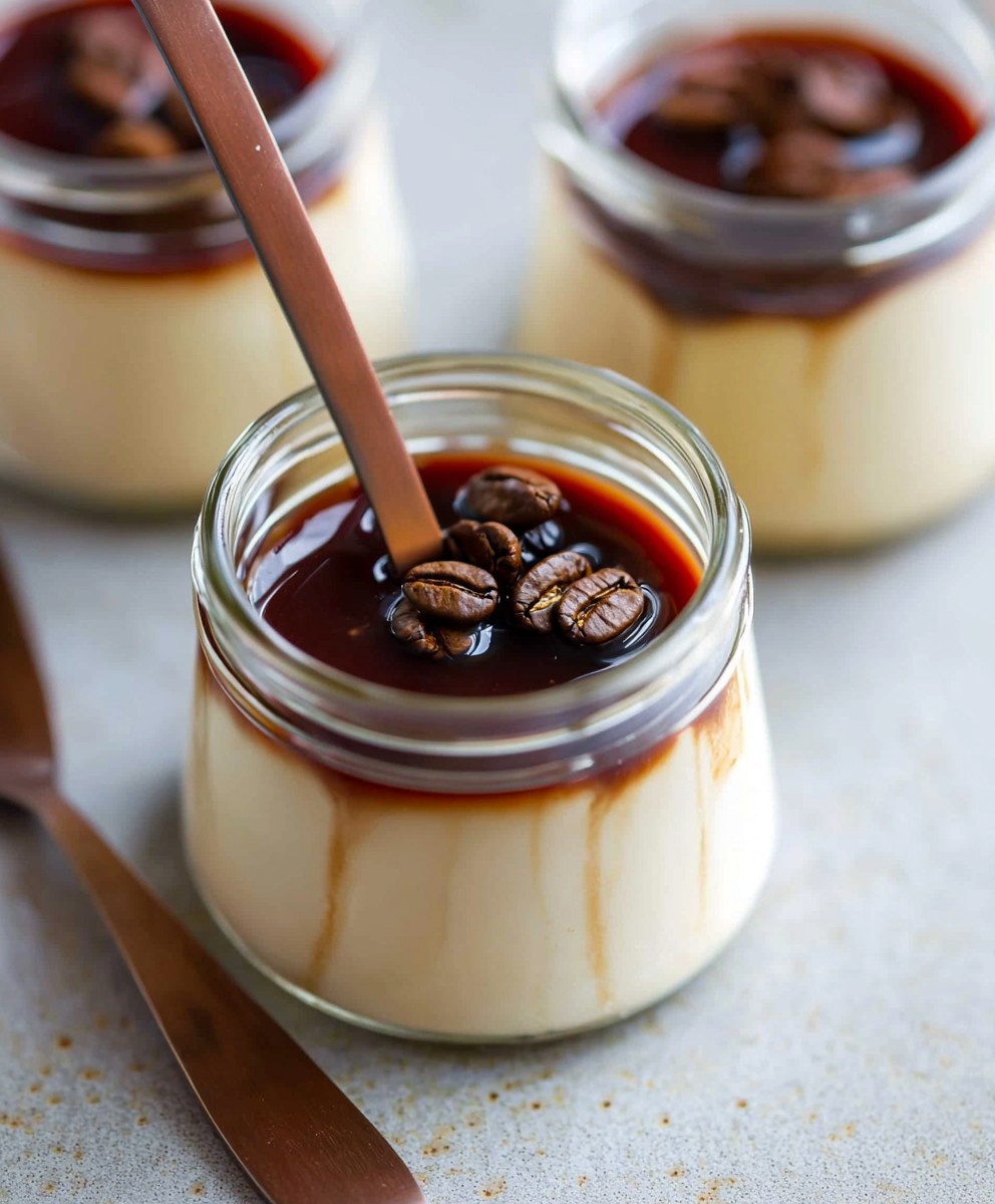 Coffee Panna Cotta Dessert