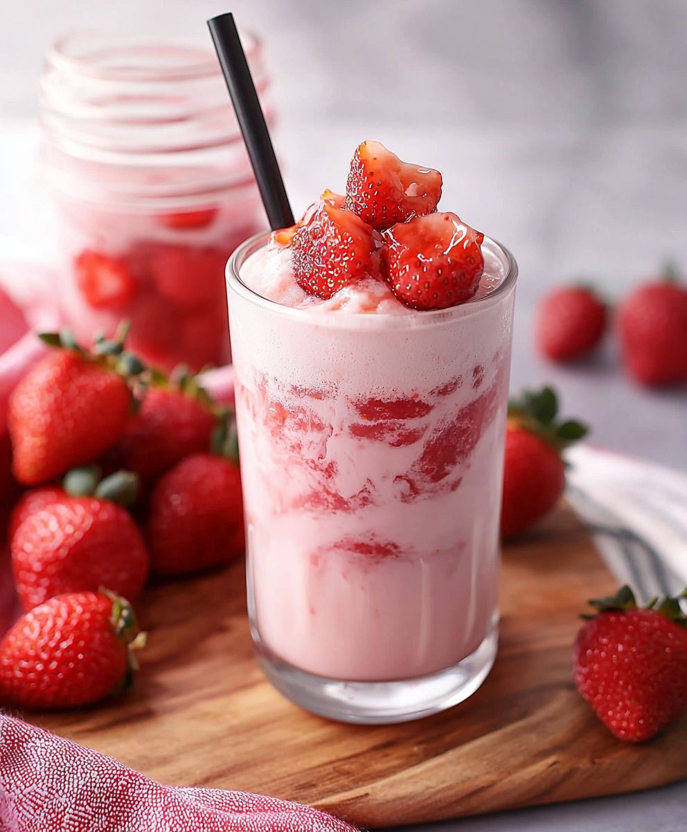Korean Strawberry Milk