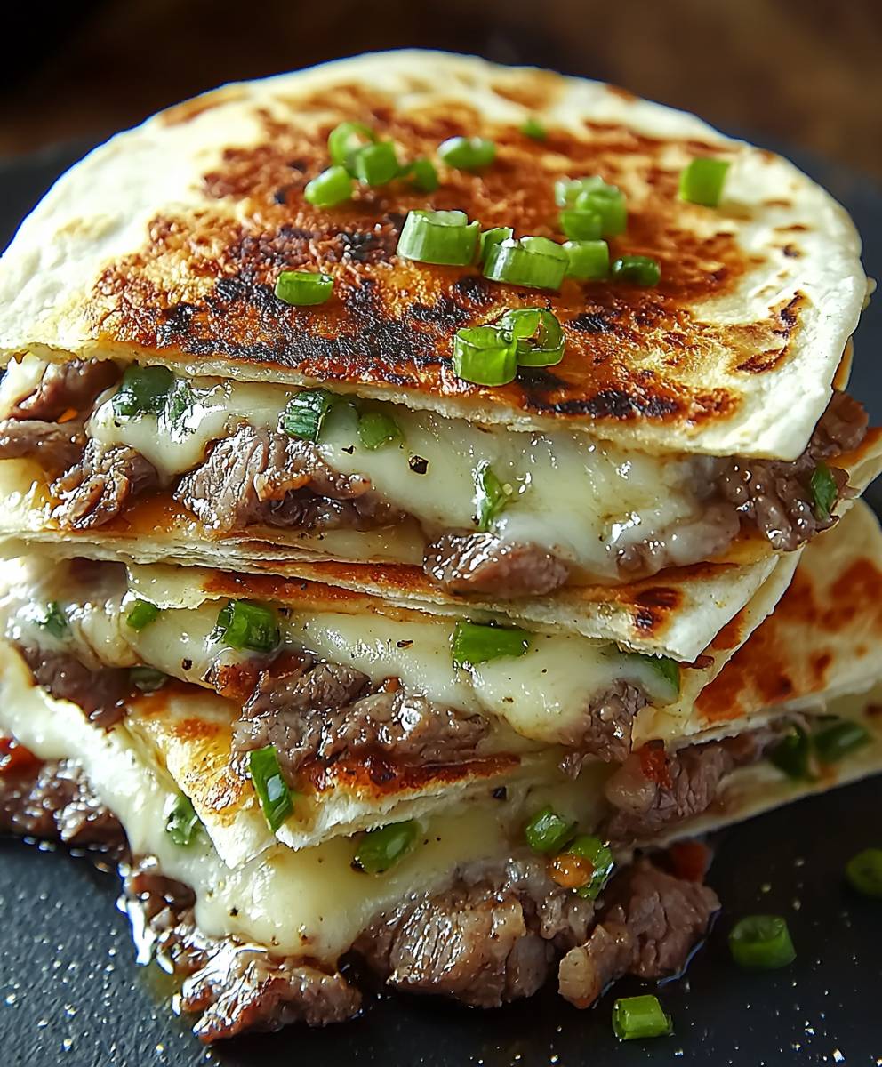 Cheese Steak Quesadillas