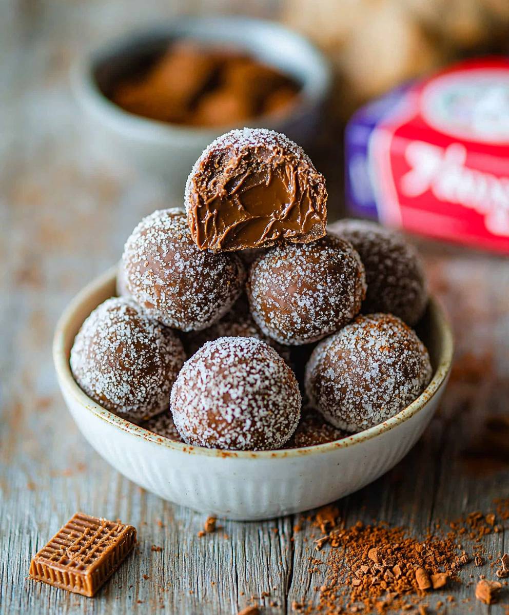 Chocolate Biscoff Truffles