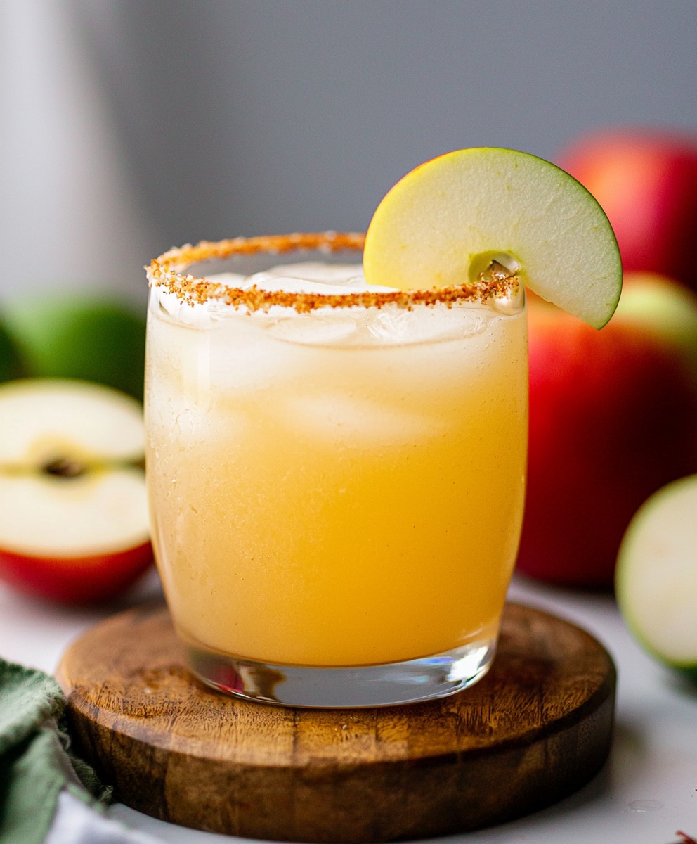Sparkling Apple Margarita Mocktail
