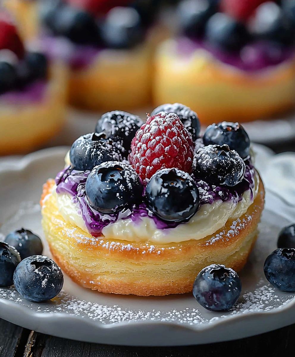 Blueberry Cheesecake Rolls