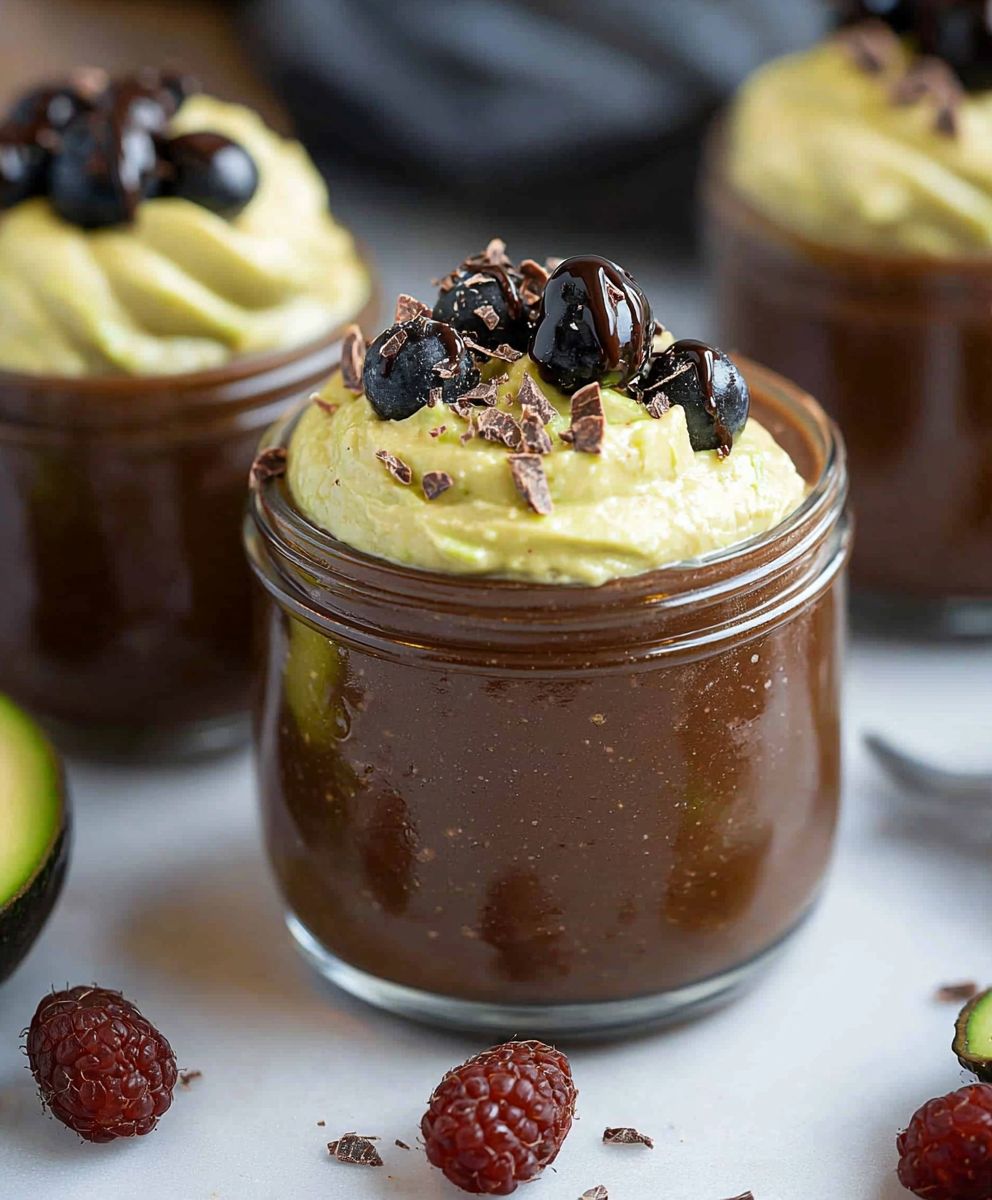 Dark Chocolate Avocado Mousse