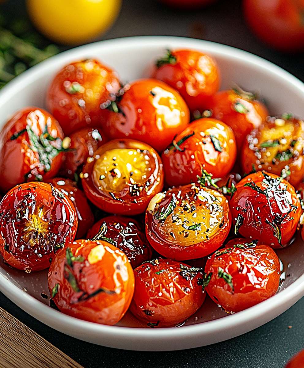 Garlic Roasted Cherry Tomatoes