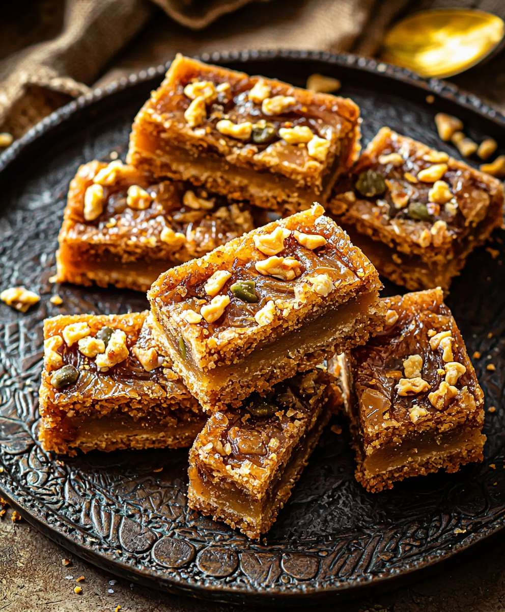 Baklava Cookie Bars