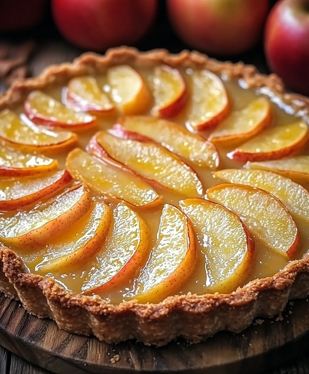 Normandy apple tart
