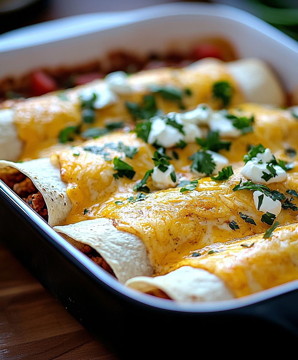 Breakfast enchiladas