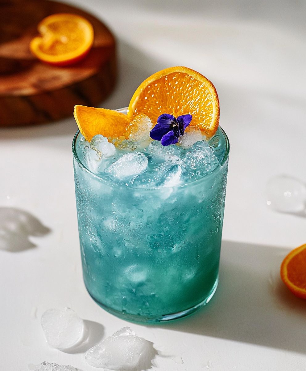 Blue Hawaiian Mocktail