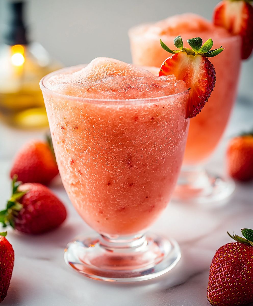Strawberry Frosé Drink