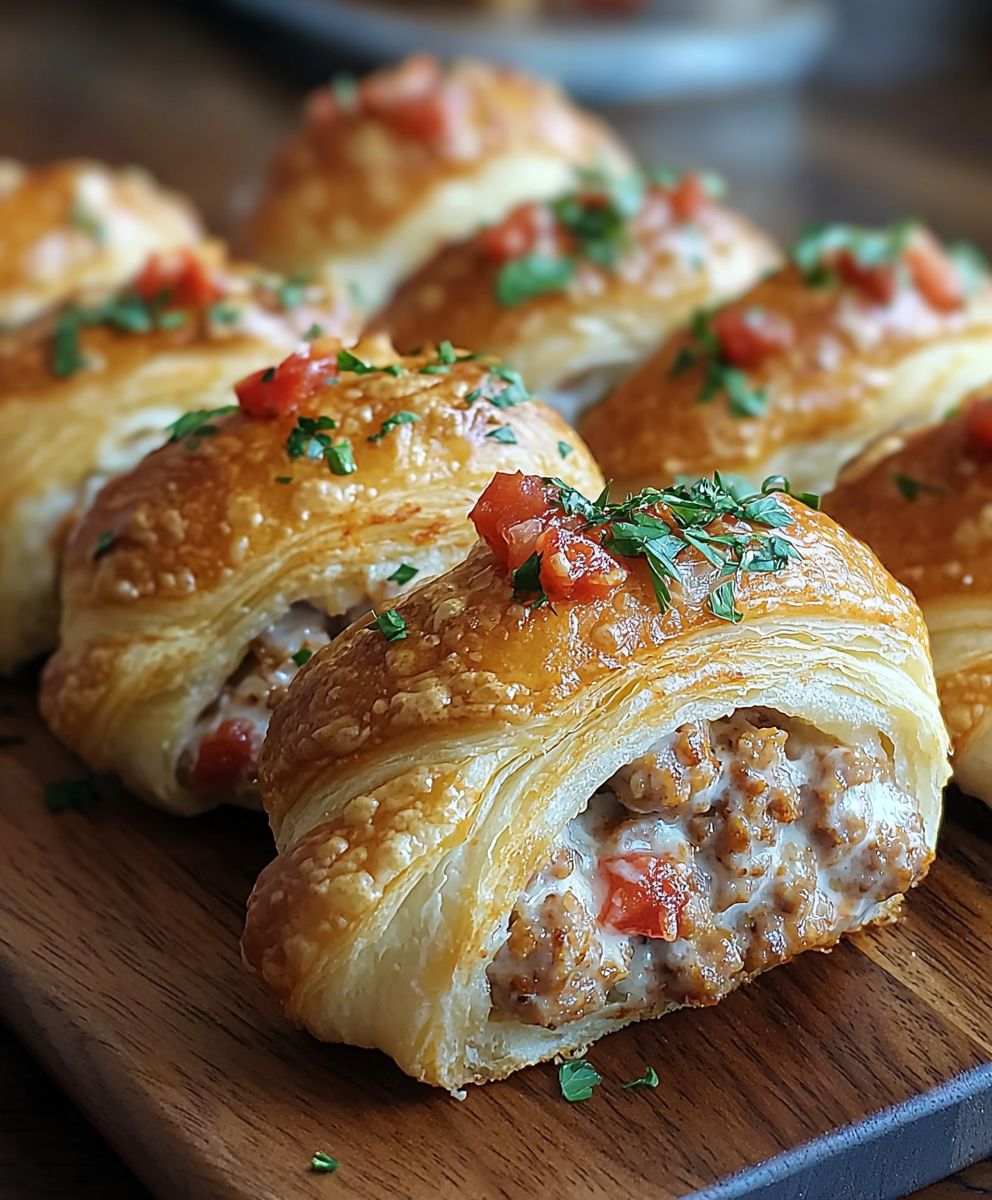 Sausage Cream Cheese Crescent Rolls