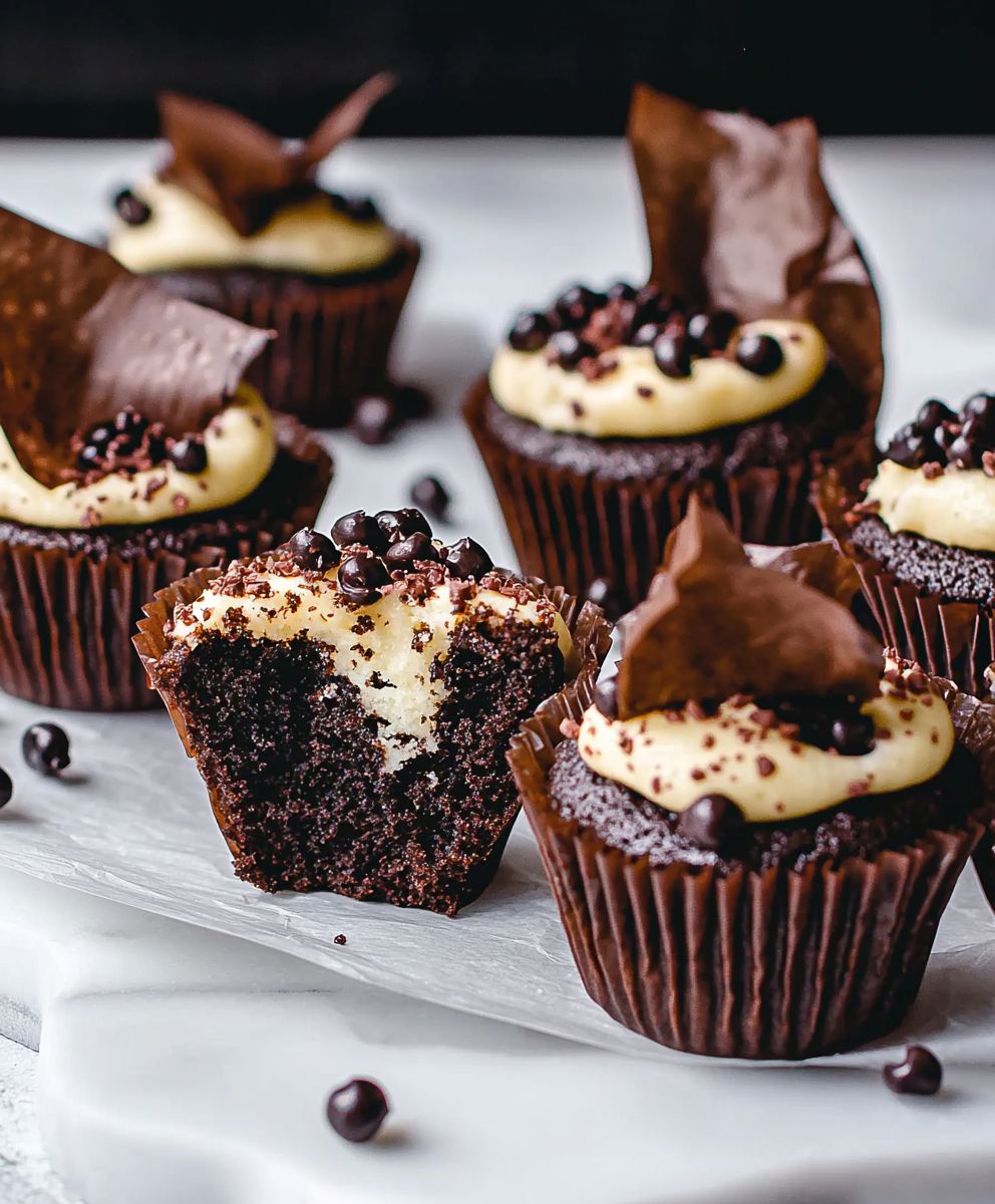 Black Bottom Cupcakes