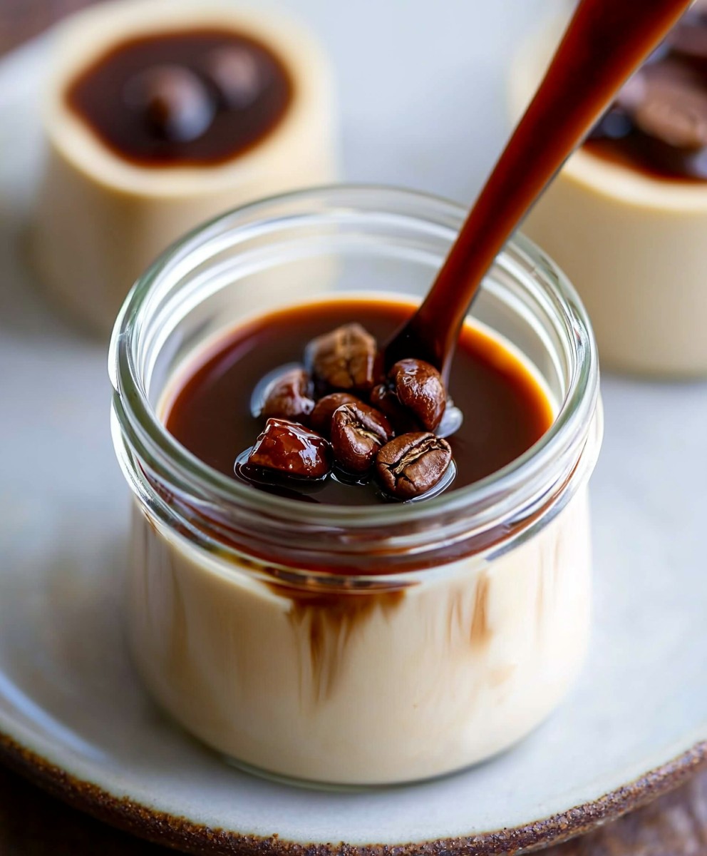Coffee Panna Cotta Dessert
