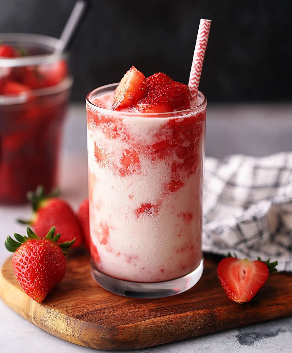 Korean Strawberry Milk