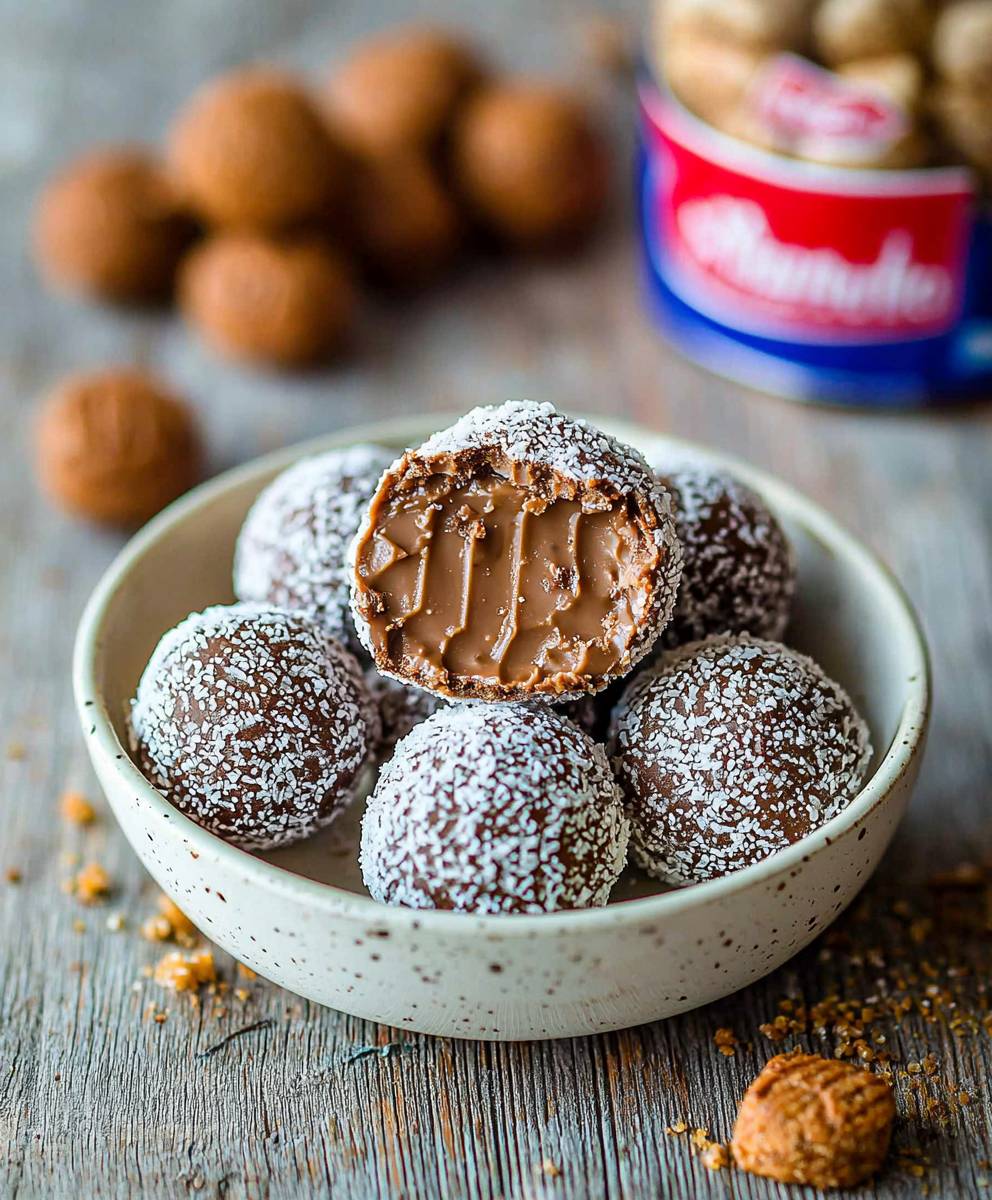 Chocolate Biscoff Truffles