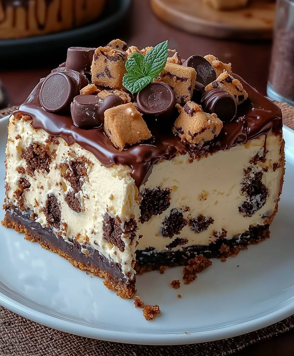Cookie Dough Cheesecake Dessert