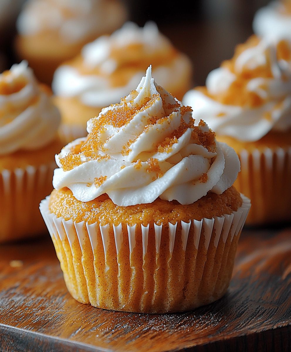 Pumpkin Pie Cupcakes