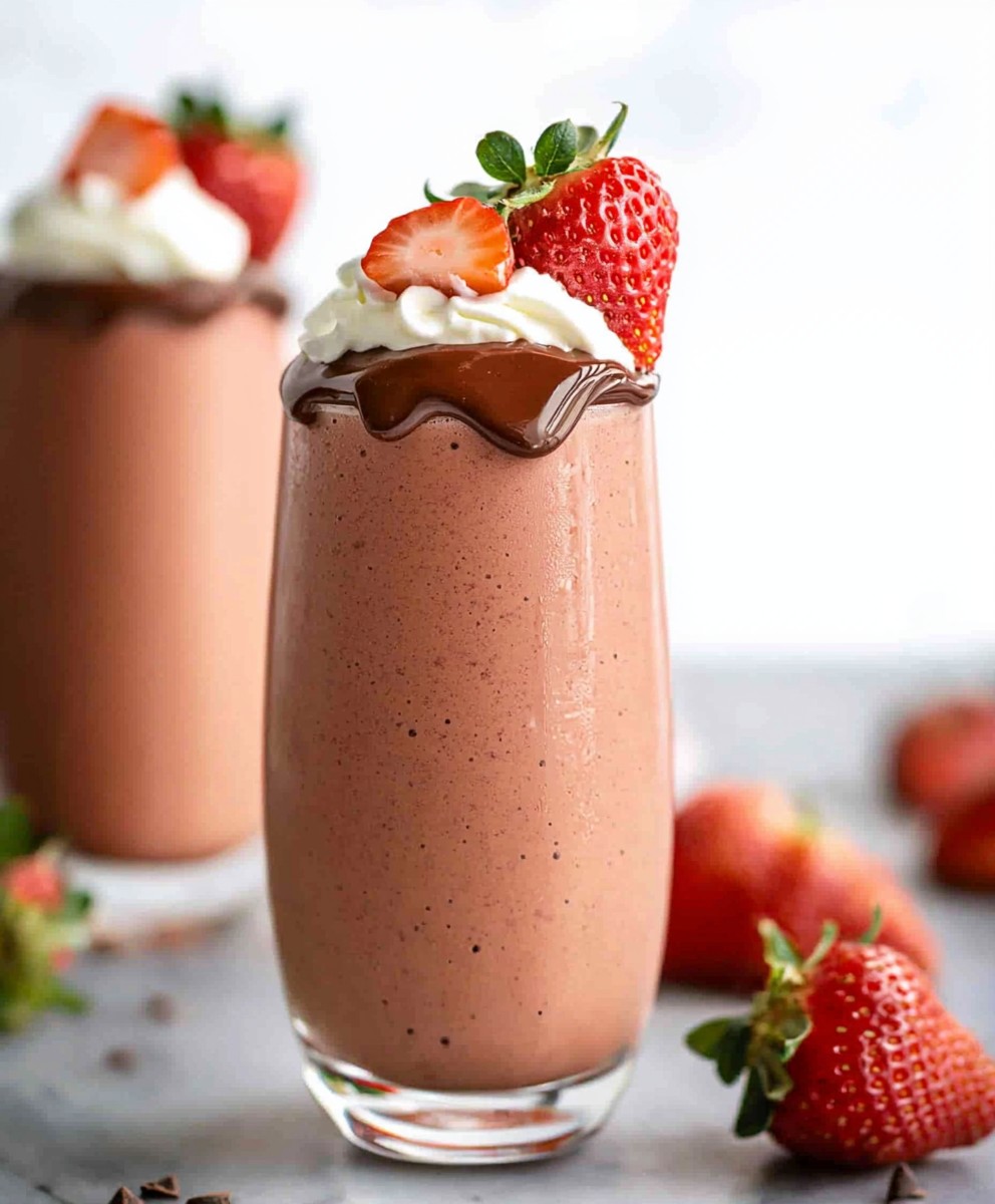 Chocolate Strawberry Smoothie