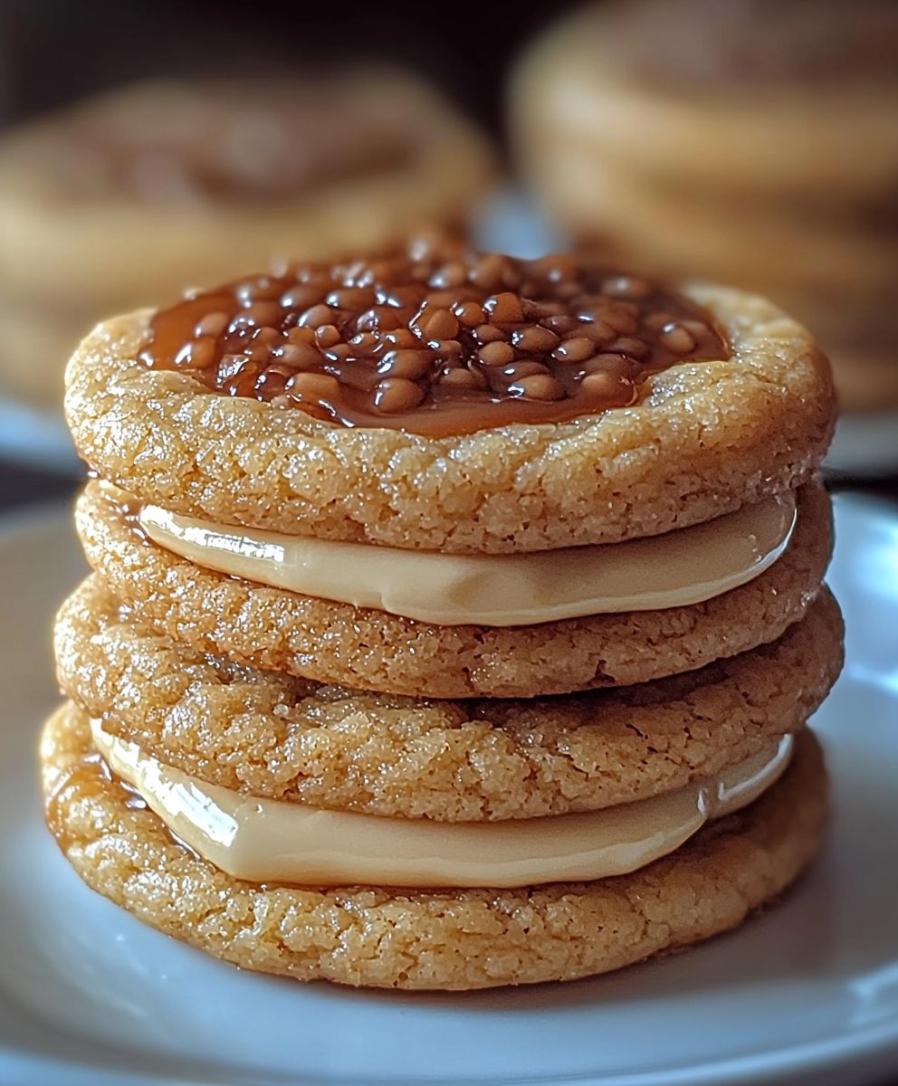 Caramel Cheesecake Cookies