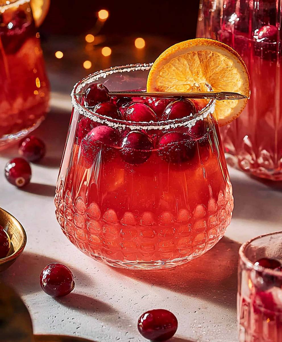 Cranberry Orange Margaritas