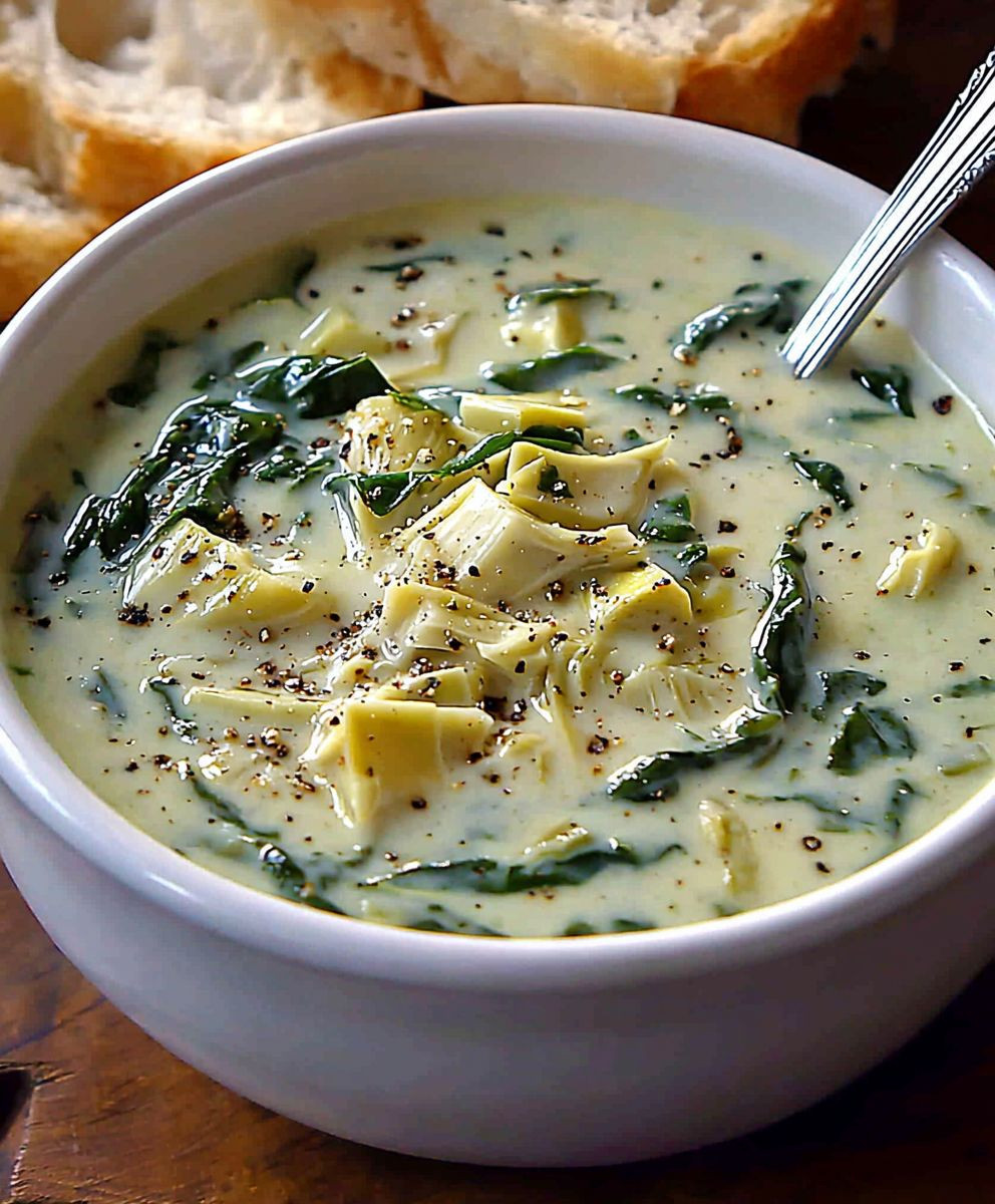 Spinach Artichoke Soup