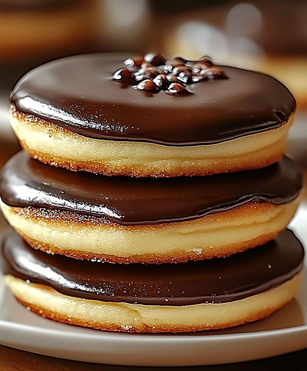 Boston Cream Pie Cookies