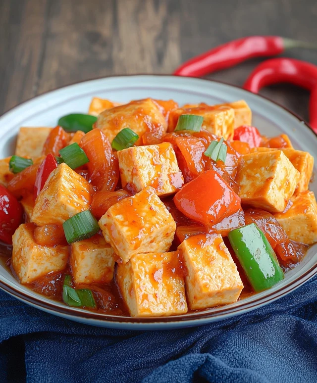 Sweet and Sour Tofu Dish