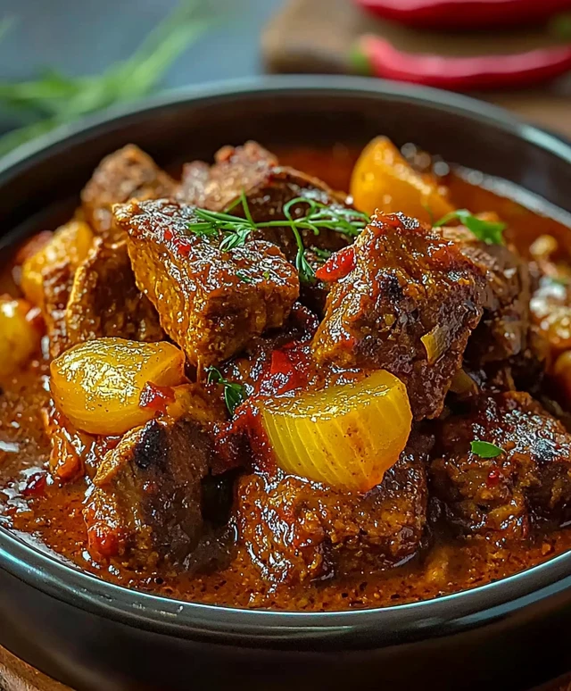 Mutton Kosha Dish