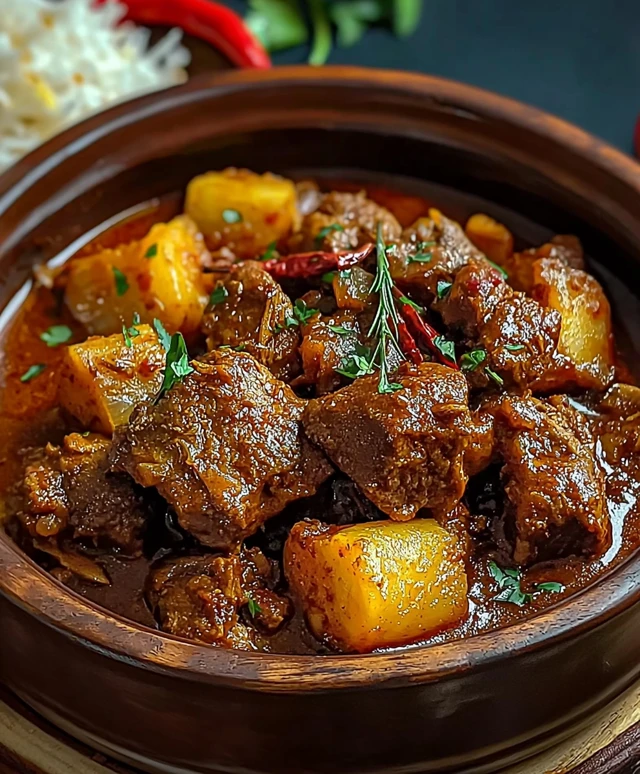 Mutton Kosha Dish