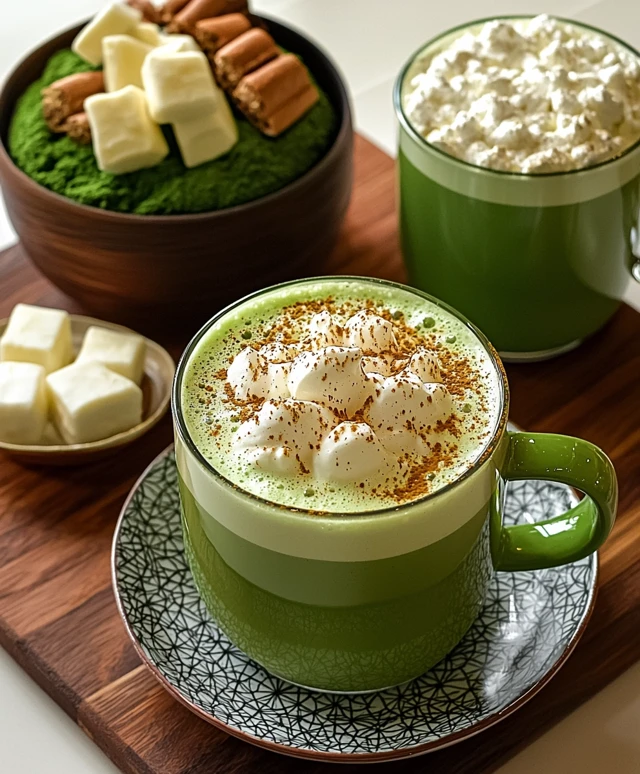Matcha White Hot Cocoa