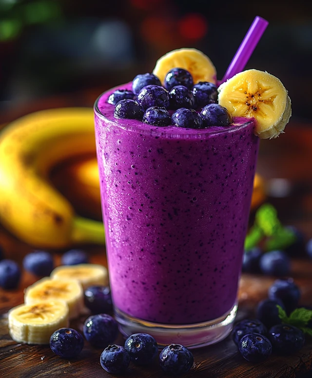 Blueberry Banana Smoothie